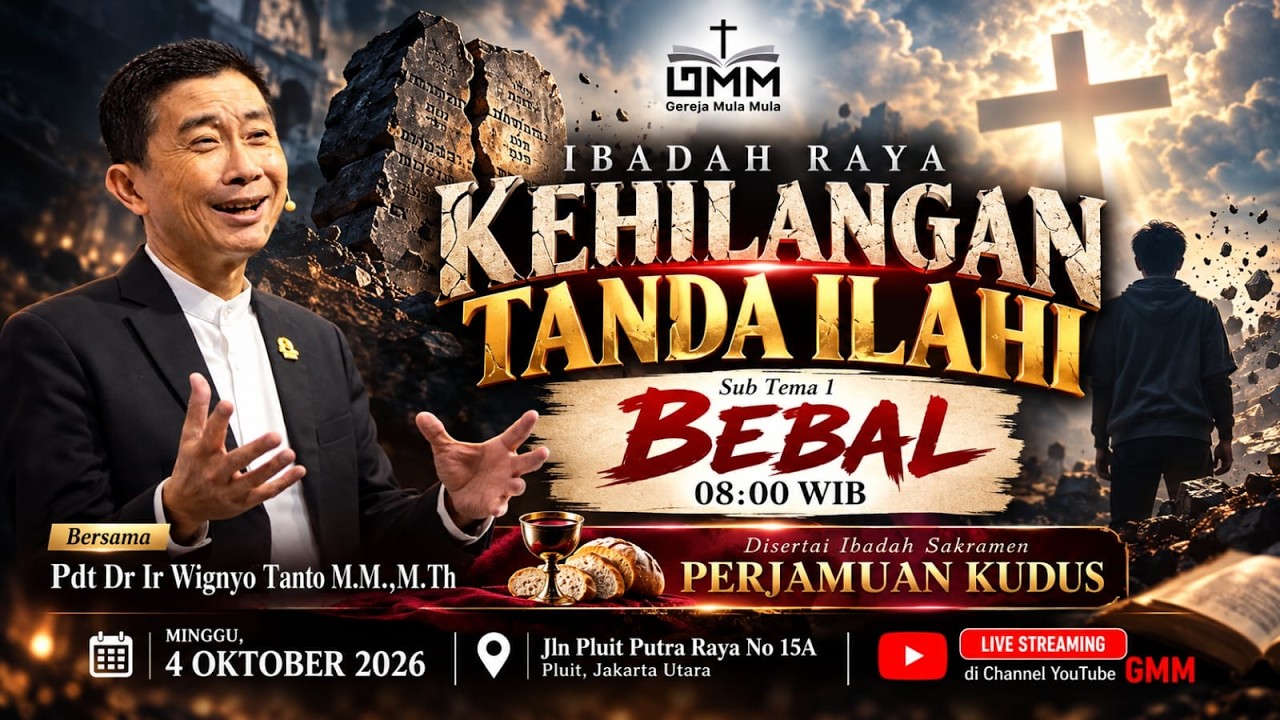 Sesi 1- KEHILANGAN TANDA ILAHI: BEBAL – Pdt. Dr. Ir. Wignyo Tanto, M.M., M.Th.