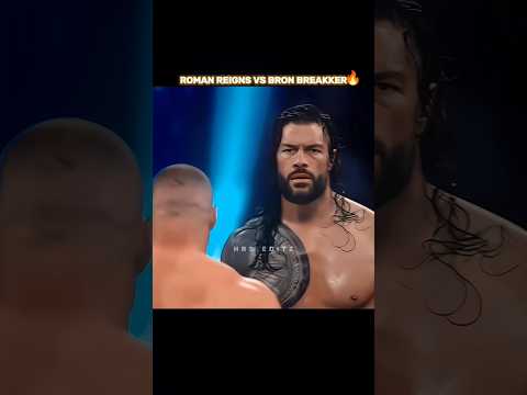 Roman Reigns vs Bron Breakker in Rumble Match🔥🗿 #romanreigns #shorts #wwe #trending #viralvideo