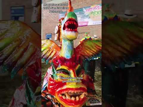Maquetas carrozas en feria ganadera 2025 San Francisco Putumayo #feriaganadera2025 #carrozas