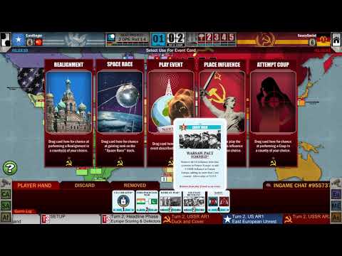 International Twilight Struggle League: SaucySoviet vs Cardlinger