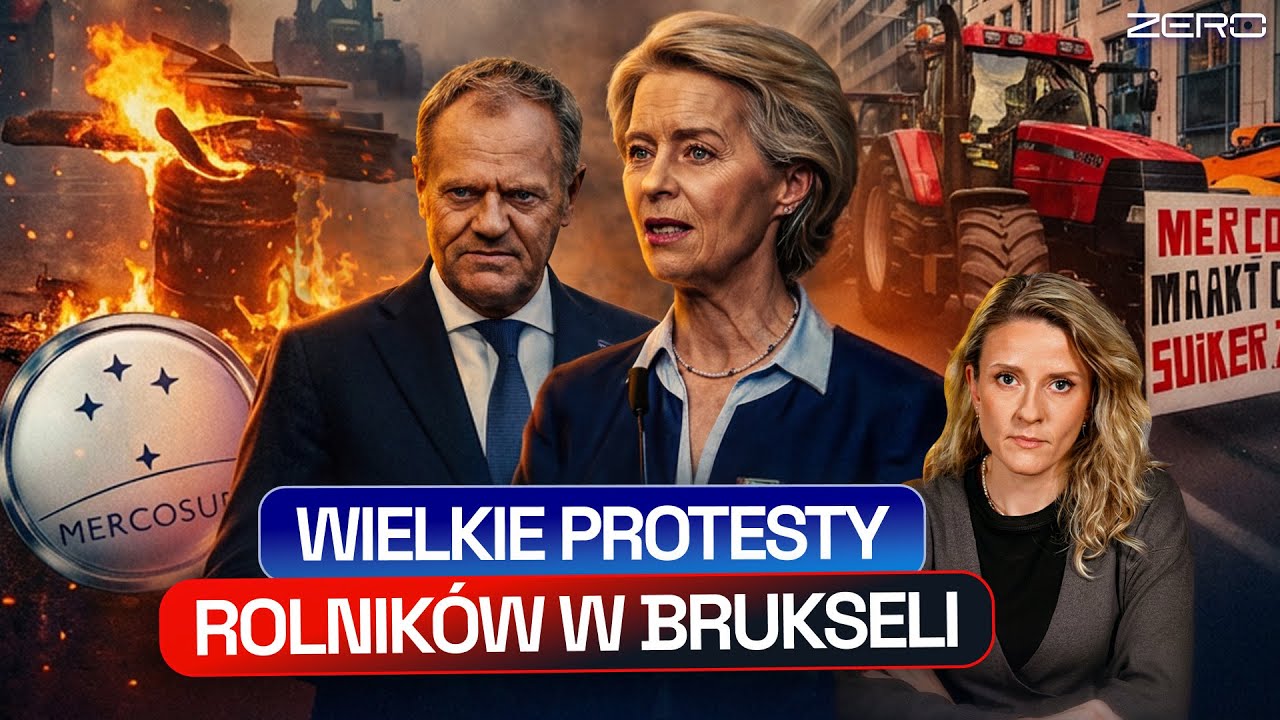 PROTESTY PRZECIW MERCOSUR. STARCIA ROLNIKÓW Z POLICJĄ