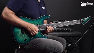 Video thumbnail for ESP USA M-II NTB FR QM SD Aqua Marine Sunburst | TV Guitar Center by TVGuitarCenter
