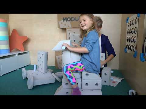 MODU - nová stavebnice větší než menší děti, co podporuje rozvoj a přestavivost dětí