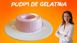 como fazer pudim de gelatina super prtico e fcil