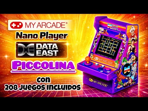 My ARCADE DATA EAST NANO PLAYER “PICCOLINA”, Unboxing y Review