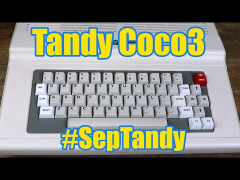 Tandy Color Computer 3 - with upgrades! #SepTandy
