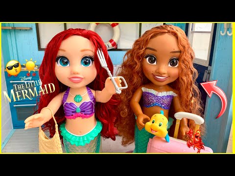 Little Mermaid Movie Ariel Vacation Morning Routine 🧜🏼‍♀️