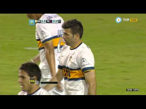 Gol de Gigliotti. Boca 2 - Tigre 0 | TPD2014 - Fecha 15