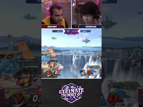 RIDDLES BARELY MANAGED TO TOUCH SKYJAY'S INCINEROAR THIS STOCK!!! #smashultimate #shorts #gaming