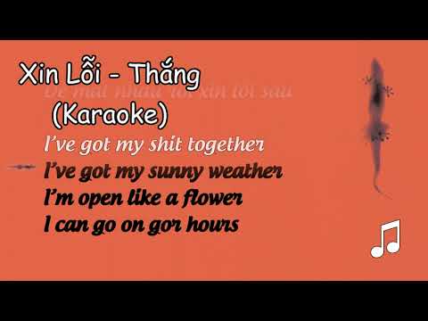 Xin Lỗi - Thắng (Karaoke)