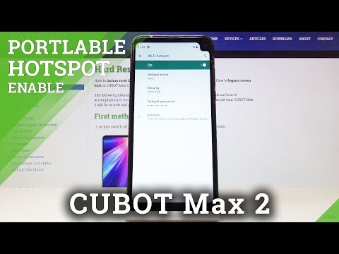 Portable Hotspot in CUBOT Max 2 - Network Access Point