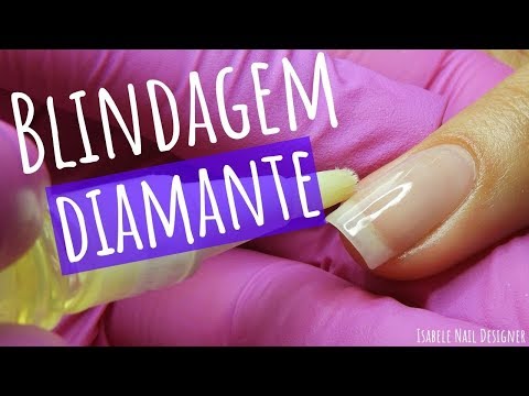 Diamond Shielding on Natural Nails (With Gel)