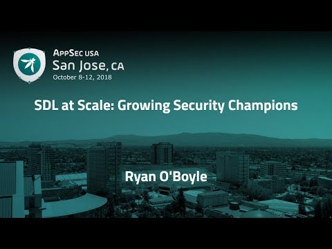 Image thumbnail for talk SDL at Scale: Growing Security Champions