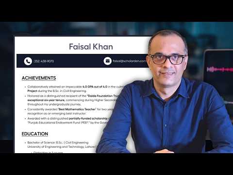 How to write an impressive CV for scholarships