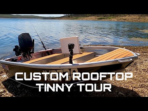 CUSTOM ROOFTOP TINNY TOUR- Complete Fit-out for touring Aus! PLUS WE LAND OUR FIRST FISH IN THE BOAT