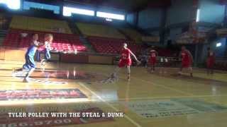 preview picture of video 'Tyler Polley of MCB Elite with the steal & dunk in the Copa Olimpica tourney in Puerto Rico'