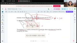 Module 3: Measures of Positions