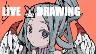 【illustration】カラスと共に【イラストメイキング】