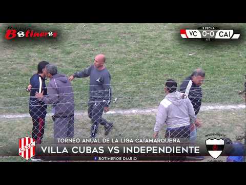 LIGA CATAMARQUEÑA, Villa Cubas vs Independiente