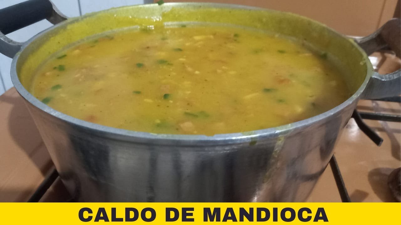COMO FAZER CALDO DE MANDIOCA