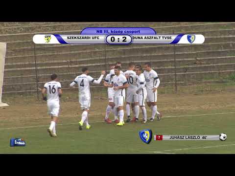 SZEKSZÁRDI UFC  -  DUNA ASZFALT TVSE   0 - 2 (0 - 1)