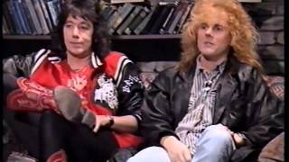 Ace Frehley &amp; Tod Howarth interview at MTV, UK 1988