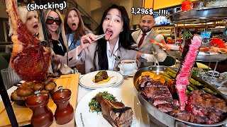 3kg of Steak with Lobster and Shrimp! The Famous Smith & Wollensky in Las Vegas Mukbang