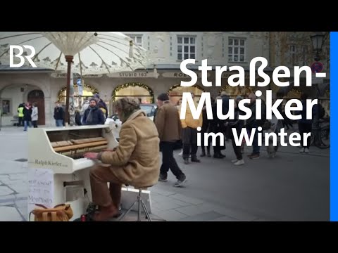 Leben als Straßenmusiker: Klavierspielen bei Wind und Kälte | Stationen | BR
