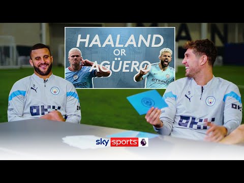 Haaland or Aguero? 😲😅 | Quickfire Questions with John Stones and Kyle Walker