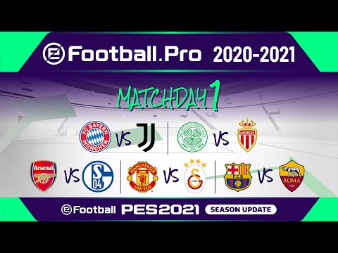 PES | eFootball.Pro 2020-2021 | MATCHDAY 1 | FC Bayern München vs Juventus (Featured Match)