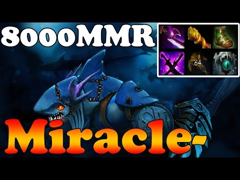 Dota 2 - Miracle- 8000MMR Plays Slark vol 13 - Pub Match Gameplay
