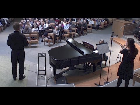 Be Thou My Vision arr. Alicia A. Lewis  Ross Hauck, tenor, Maya Lewis, flute, Alicia A. Lewis, piano
