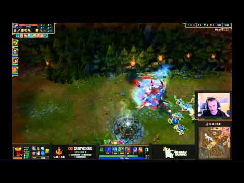 CRS Saintvicious with another "Pro" play - League of Legends Fails