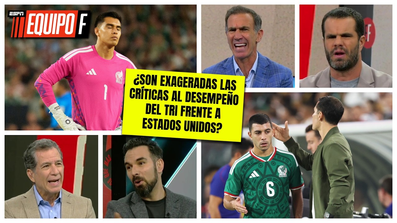 SE HARTÓ Paco Gabriel explotó por comparación entre ESTADOS UNIDOS y MÉXICO tras derrota | Equipo F