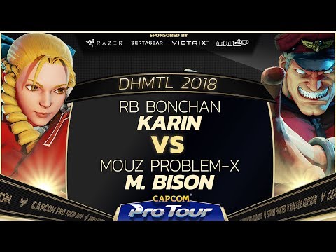 RB Bonchan (Karin/Nash) vs MOUZ Problem-X (M. Bison) - DH Montreal 2018 Top 8 - CPT 2018