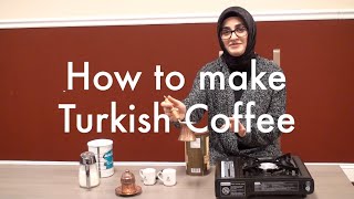 How to make Turkish Coffee