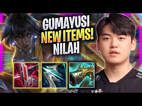 GUMAYUSI TRIES NILAH WITH NEW ITEMS! - T1 Gumayusi Plays Nilah ADC vs Cassiopeia! | Season 2023