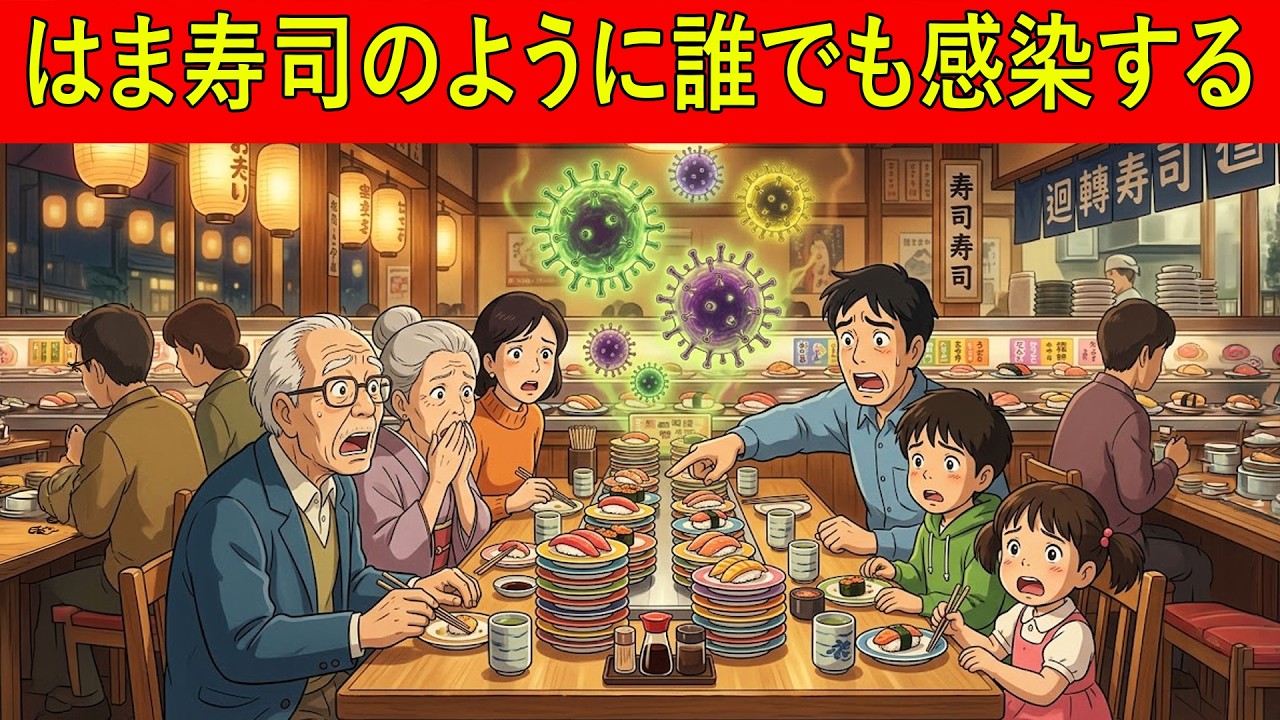 はま寿司のノロウイルス食中毒は誰の身にも起こりうる危険です