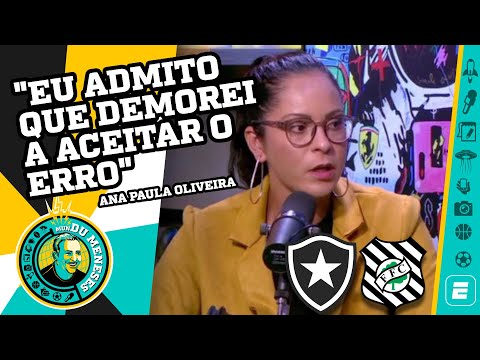 EX-BANDEIRINHA ANA PAULA OLIVEIRA RELEMBRA O FATÍDICO BOTAFOGO 3 X 1 FIGUEIRENSE NA COPA DO BRASIL