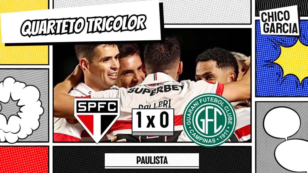 SÃO PAULO 1 X 0 GUARANI: ZUBELDÍA ESCALA TITULARES PRÉ-CLÁSSICO, QUARTETO ENCANTA E LUCIANO MARCA