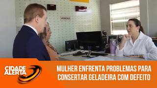 Patrulha do Consumidor: Mulher enfrenta problemas para consertar geladeira com defeito