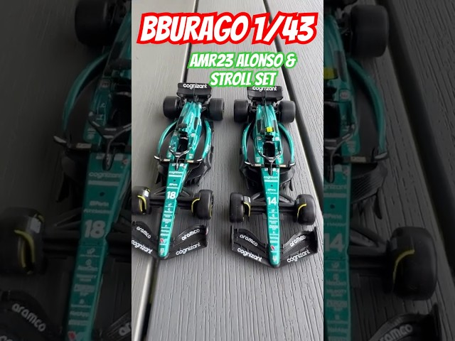 Vídeo relacionado con Bburago - F1 Aston Martin AMR25 Fórmula 1 2025#14 Alonso, Modelo de Coche diecast a Escala 1:43, réplica Oficial de Aston Martin, Detalles realistas, Edad Recomendada 3+ años