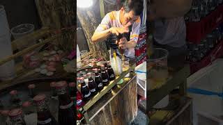 Watch this man make slushies! 🇹🇭#4kwalk #walking4k #thailand #streetfood