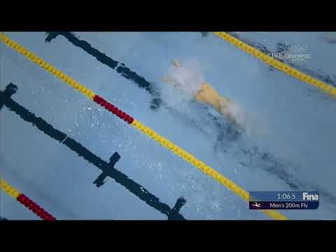 Michael Phelps 200 fly record SMASHED by Kristof Milak