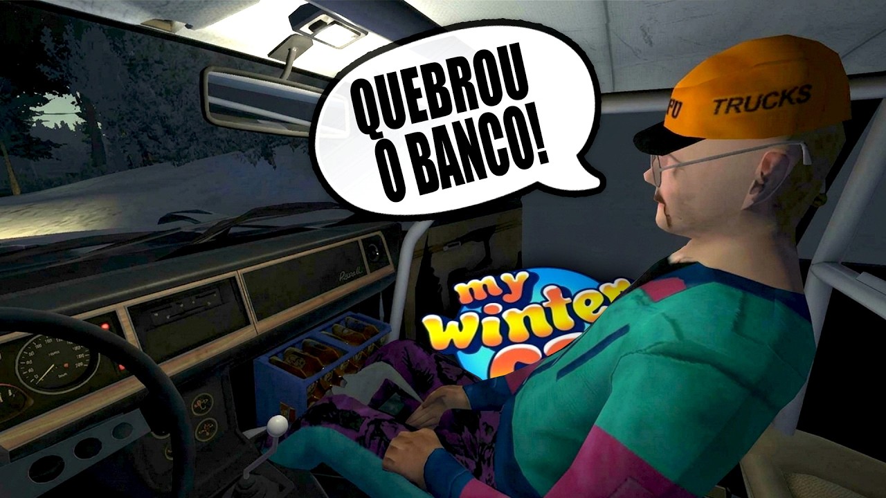LEVEI O TIO PRA PASSEAR E QUASE MORREMOS! - My Winter Car #65