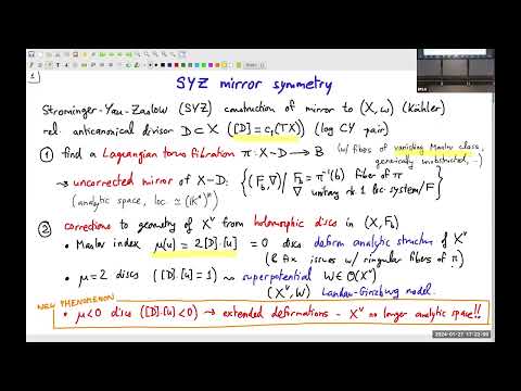 Denis Auroux: Holomorphic discs of negative Maslov index & extended deformations in mirror symmetry
