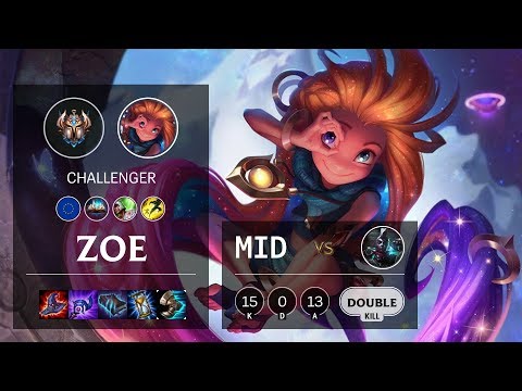 Zoe Mid vs Ekko - EUW Challenger Patch 10.12