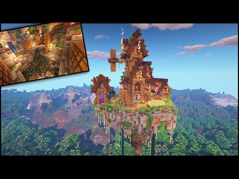 Minecraft Timelapse - The Ultimate Survival Sky Island Base!!! [World Download]