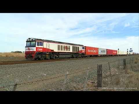 SCT / SBR 7922V Dooen To Melbourne Container Train - PoathTV Australian Railways