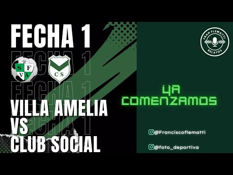 Sociedad de Fomento Villa Amelia vs Club Social Alejandro Korn